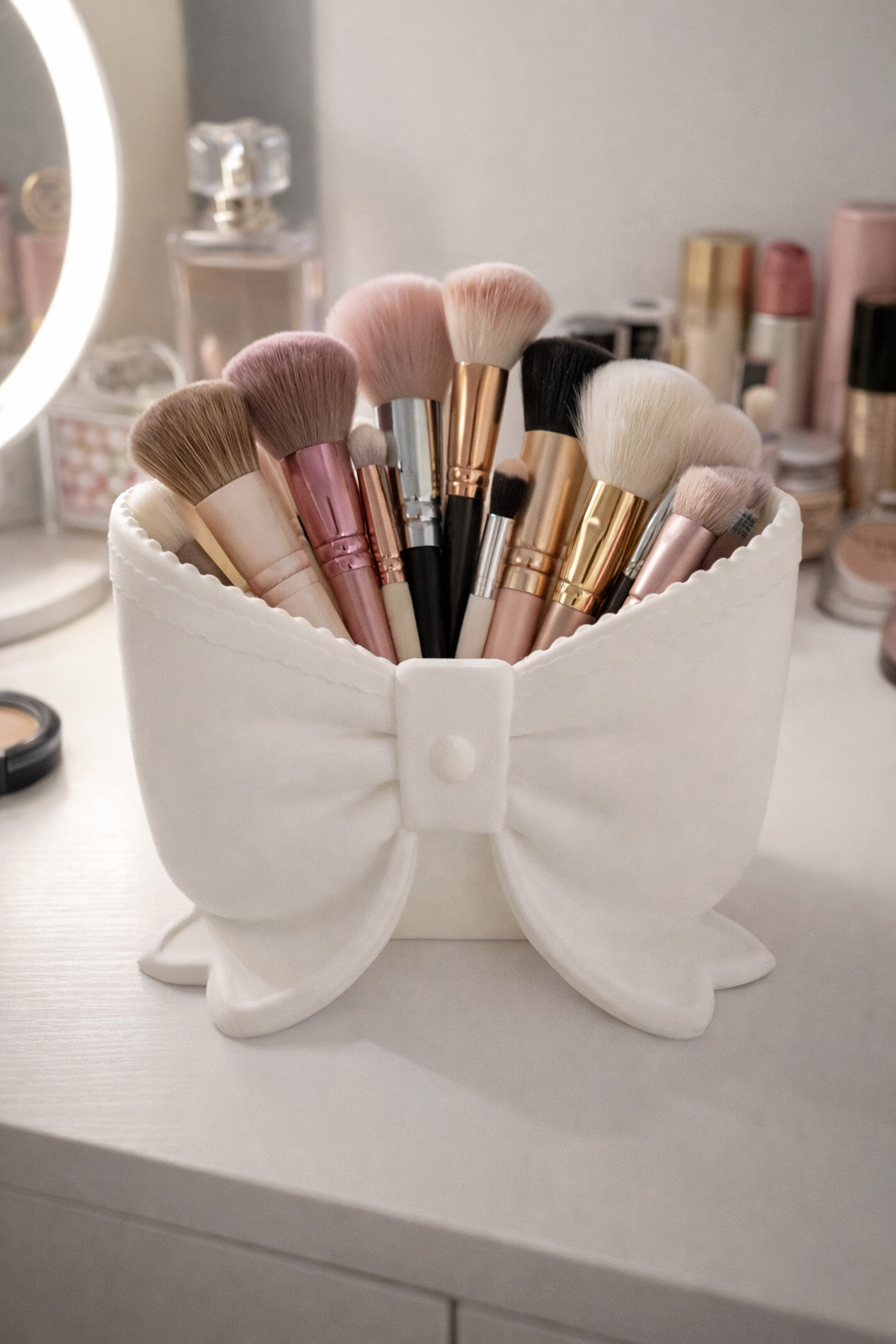 Bow Makebrush Holder