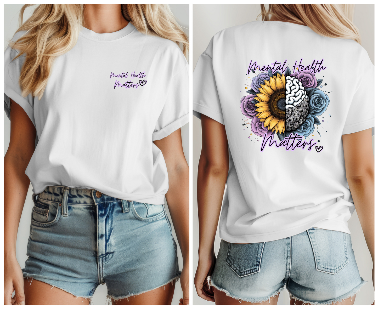 Purple Mental Health Matters T-shirt (Pre Order)