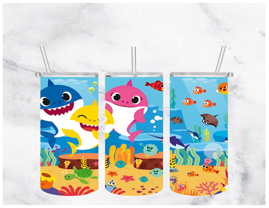 Baby Shark Inspired | Sublimation Tumbler | 12oz