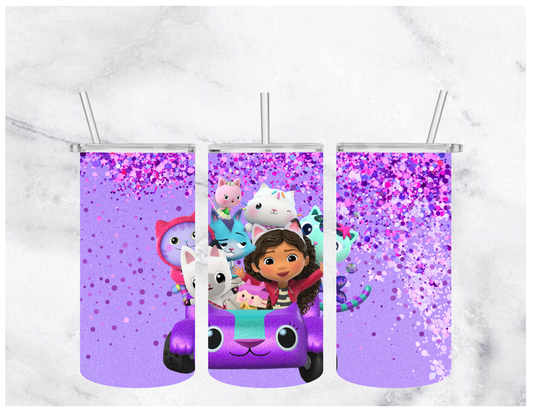 Gabby Dollhouse | Sublimation Tumbler | 12oz