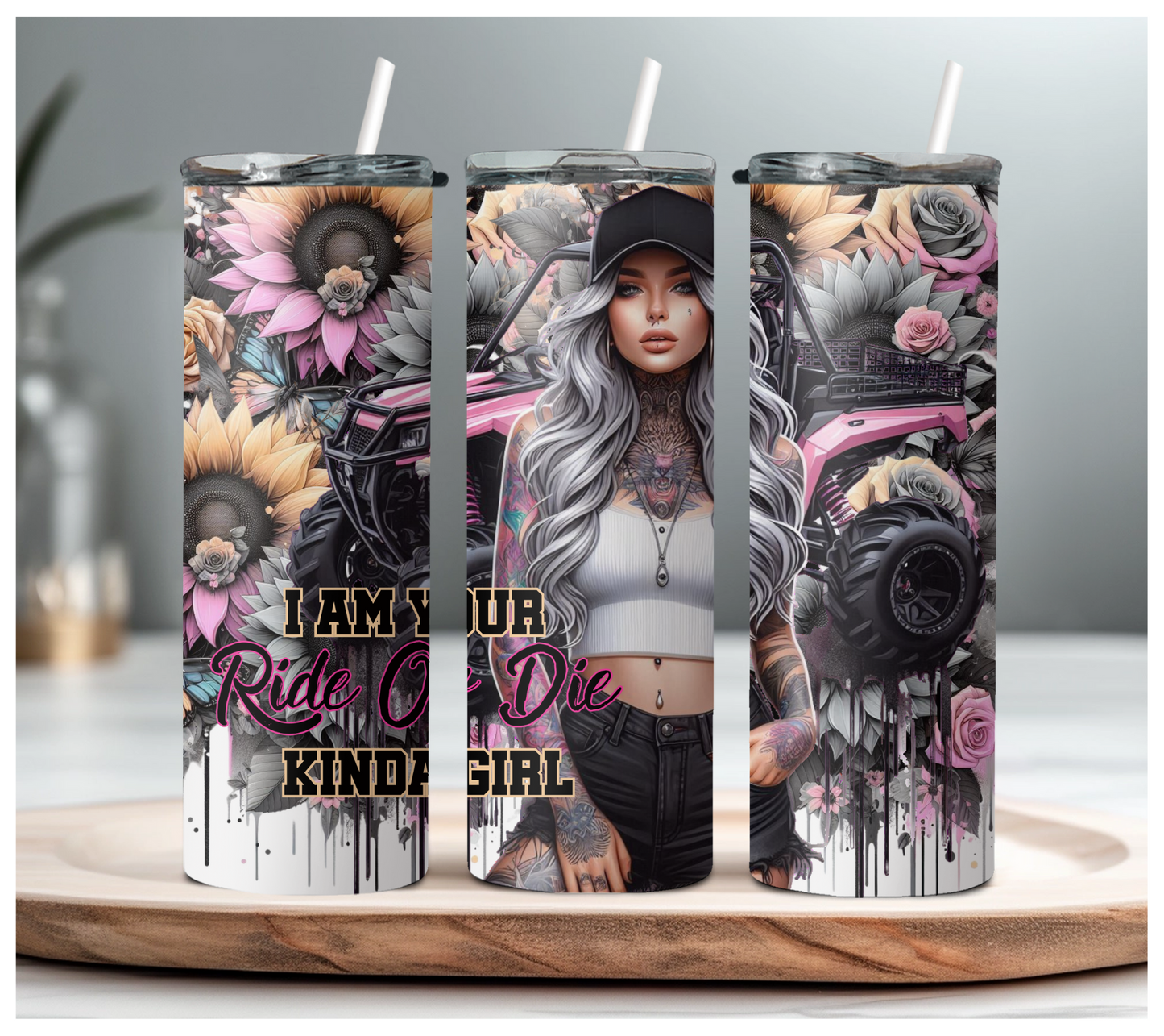 Ride Or Die Kinda Girl | 20oz Tumbler