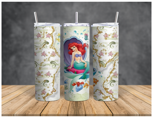 Little Mermaid Inspired | Sublimation Tumbler