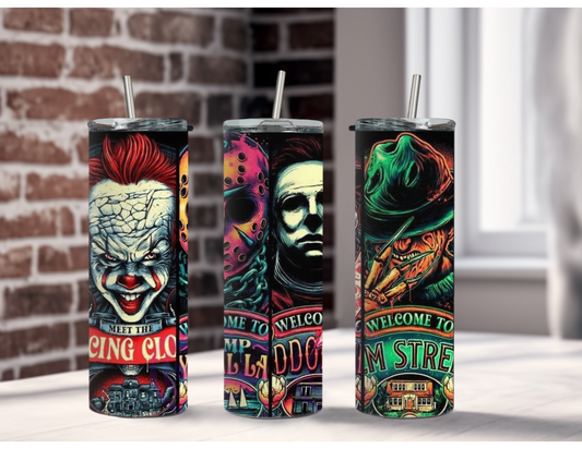 Horror Friends | Sublimation Tumbler | 20 oz.