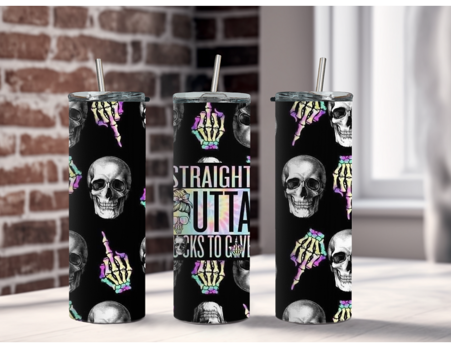 Straight Outta Fks | Sublimation Tumblers | 20 oz.