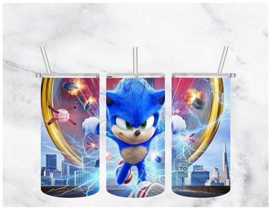 Sonic Inspired | Sublimation Tumbler | 12oz