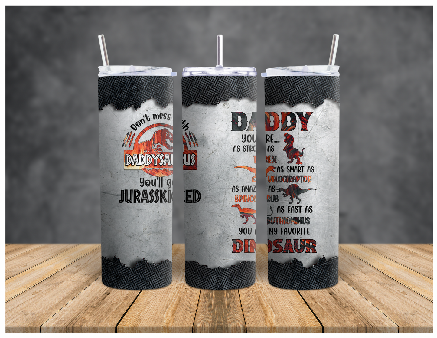 Daddysaurus | Sublimation Tumbler | 20oz