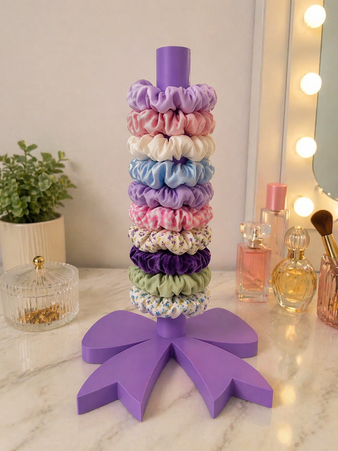 Bow Scrunchie Holder