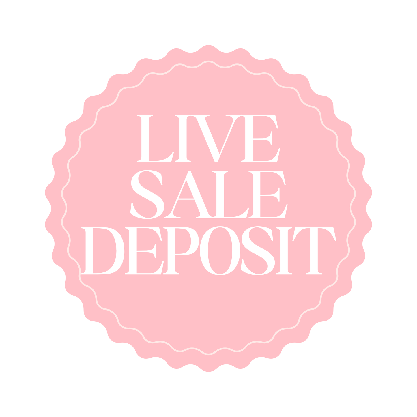 TIKTOK LIVE SALE DEPOSIT
