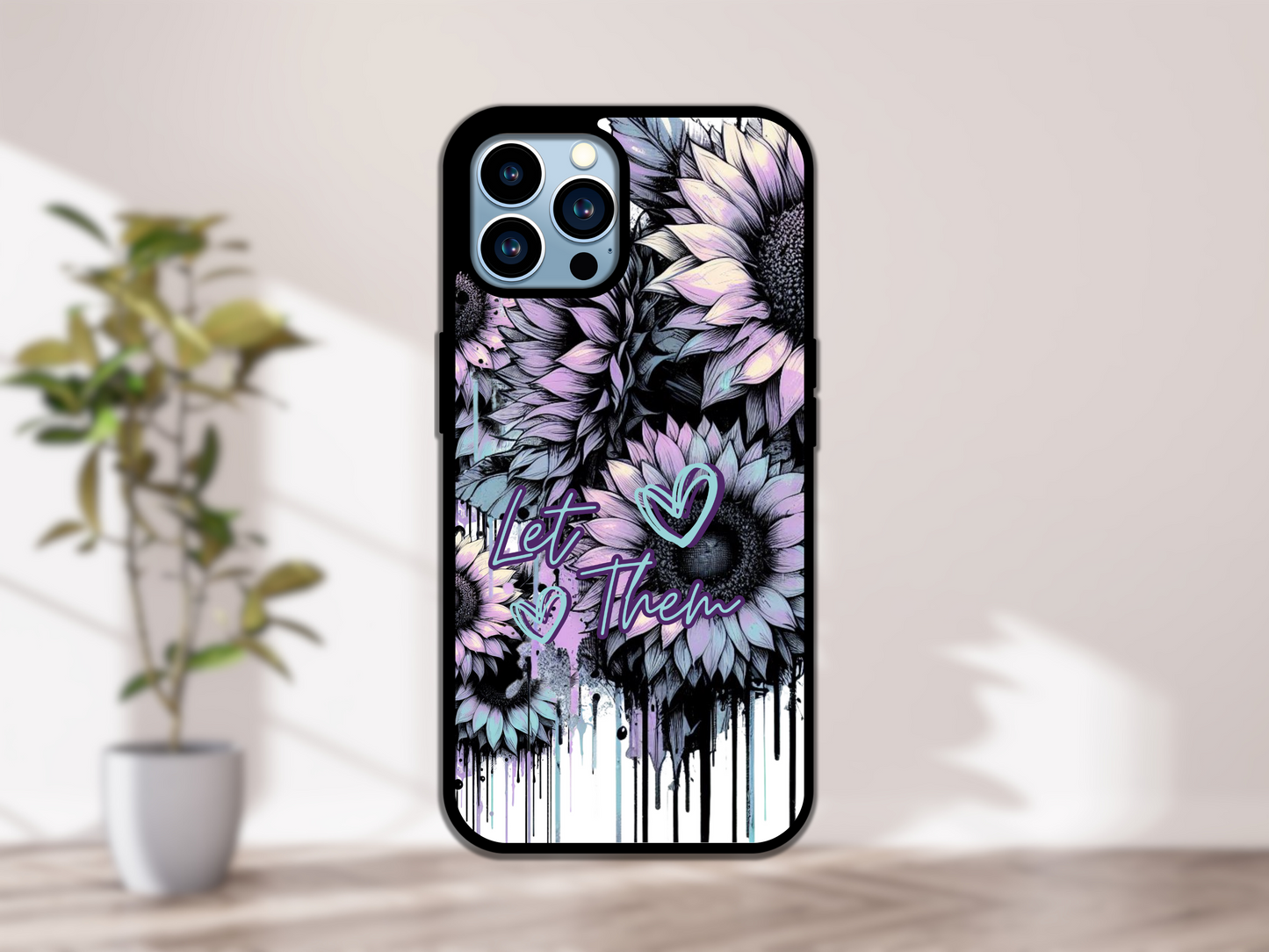 Let Them pastel flowers  | Phone Case