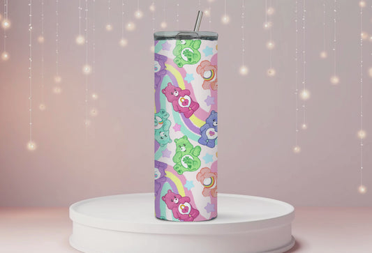 Pastel Care Bears | Sublimation Tumbler | 20oz