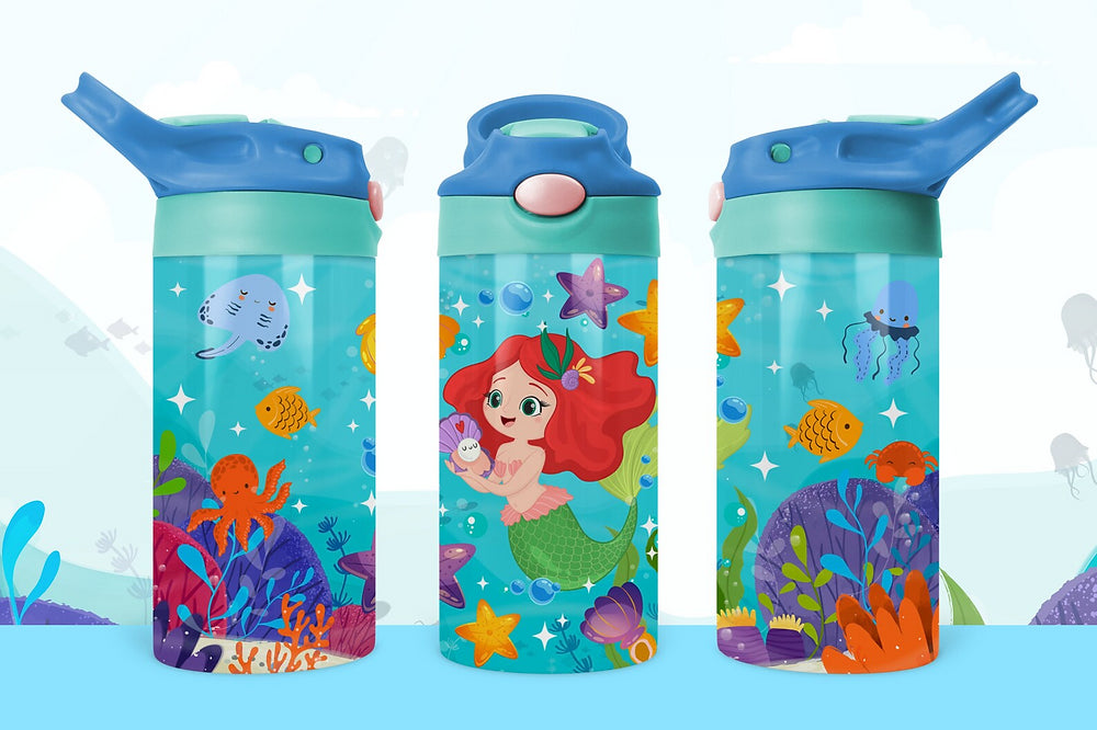 Mermaide | Flip Top Water Bottle | 350ml